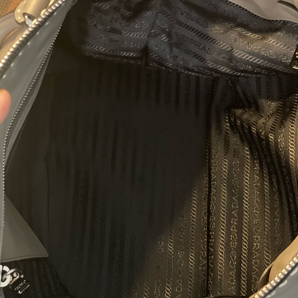 Prada City Calf Small Hand Stitched ZipTote - Picture 7 of 8